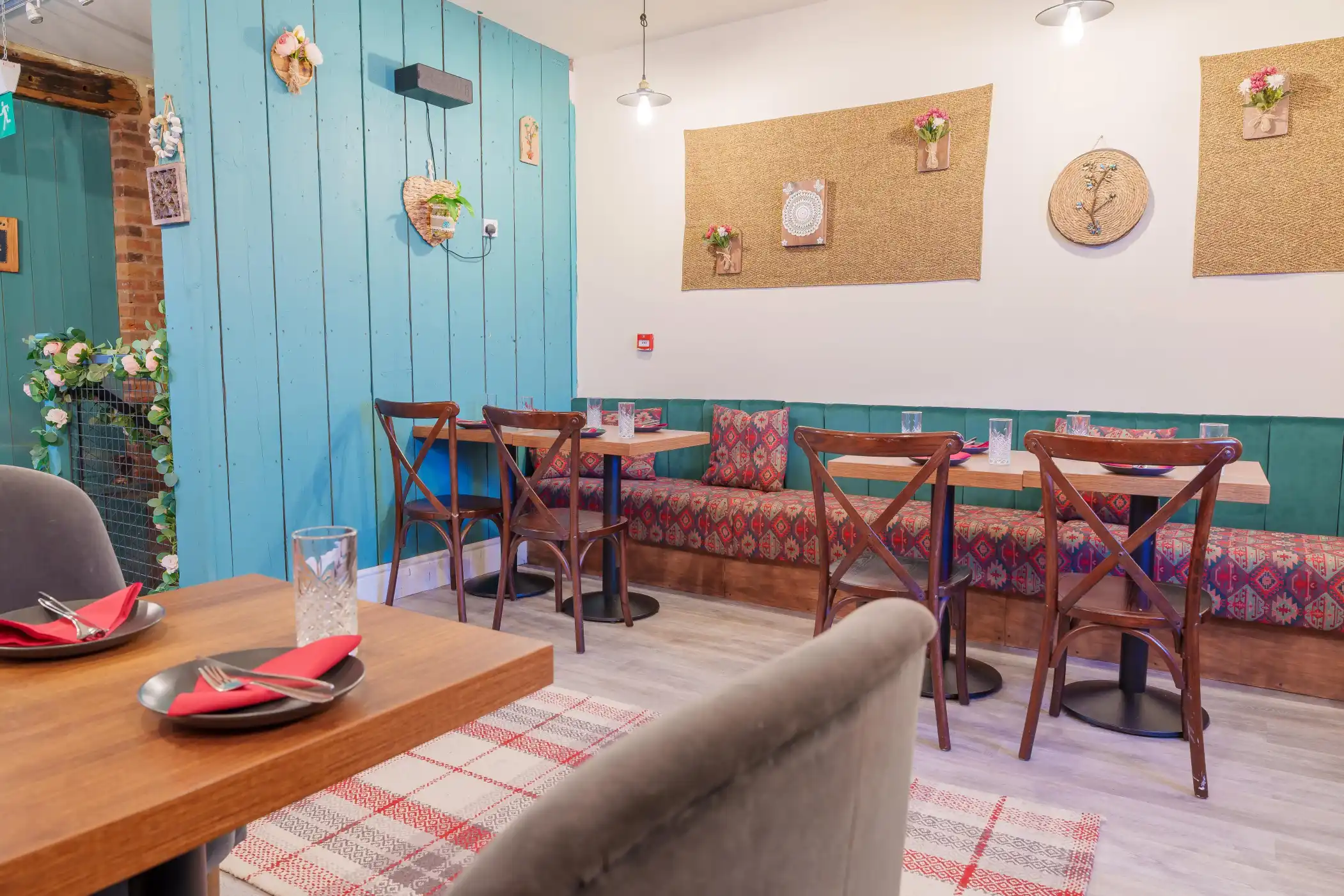 Restaurant's interior upstairs